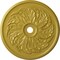 Ekena Millwork Sellek Ceiling Medallion (Fits Canopies up to 9"), Hand-Painted Rich Gold, 42 1/8"OD x 1 7/8"P CM42SKRGS - alternate 1